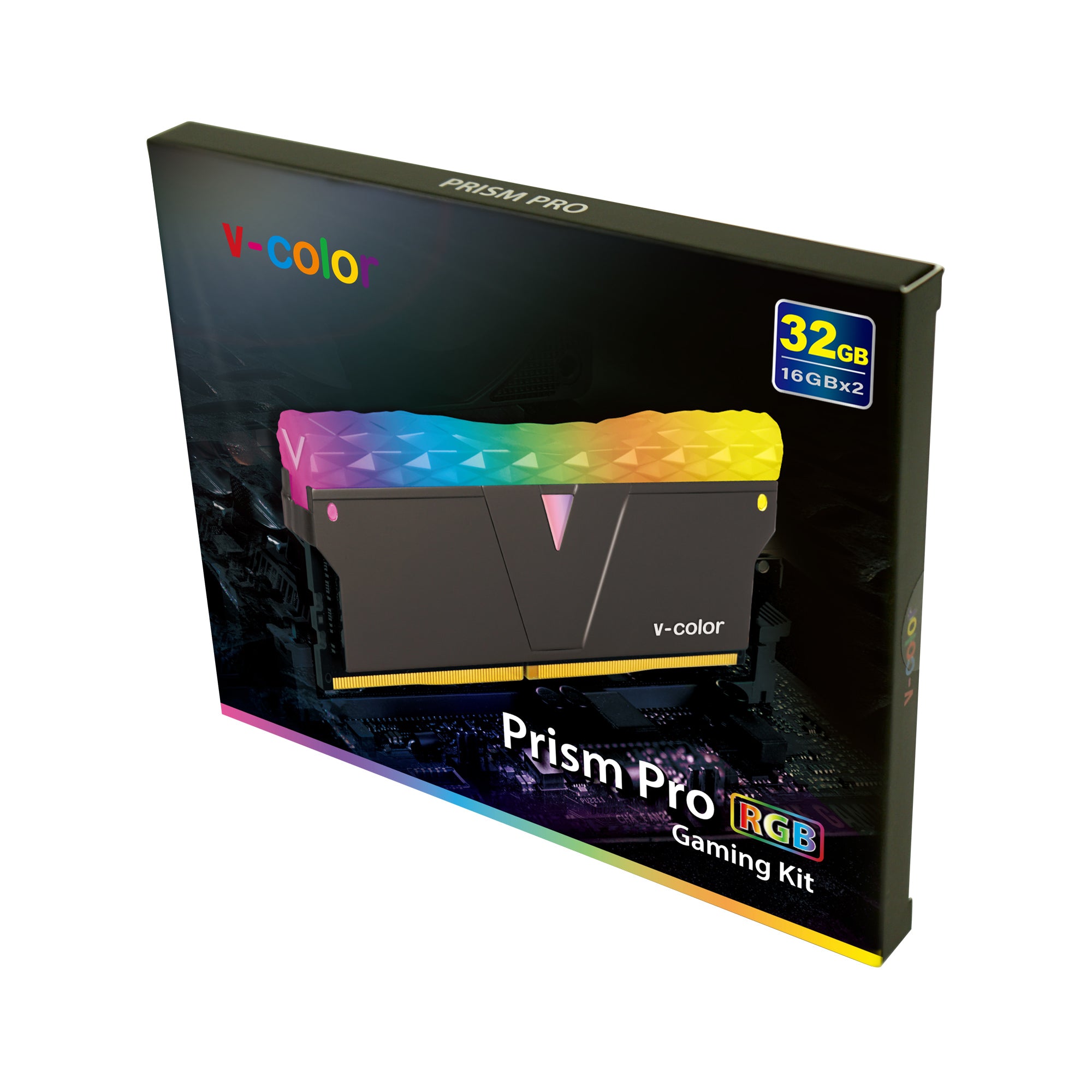 V-Color Prism Pro DDR4 32GB (2 x 16GB) 3600MHz (PC4-28800) CL18 RGB V-Color Prism Pro DDR4 32GB (2 x 16GB) 3600MHz (PC4-28800) CL18 RGB